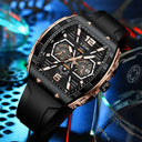 LIGE Luxury Quartz Watch Stylish Multifunctional Timepiece