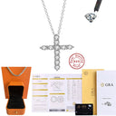 Moissanite Pendant Necklace in Sterling Silver Cbtb