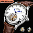Luxury Tourbillon Skeleton Watch Men
