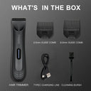 Electric Groin Trimmer - Safe Waterproof Shave