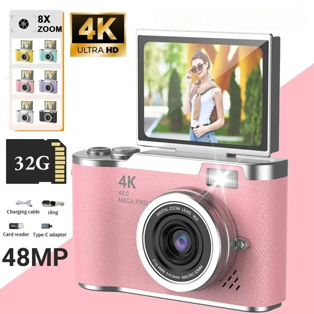 HD 4K Digital Photo Camera