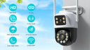 Smart Outdoor Camera 4K 8MP 360 Degree AI Tracking