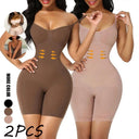Seamless 2PCS Bodysuit Compression Shapewear for Women