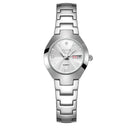 POSHI Women's Swiss Stainless Steel Watch Elegant Date Display
