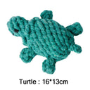 Cotton Rope Carrot Shape Dog Chew Toy for Teeth Cleaning