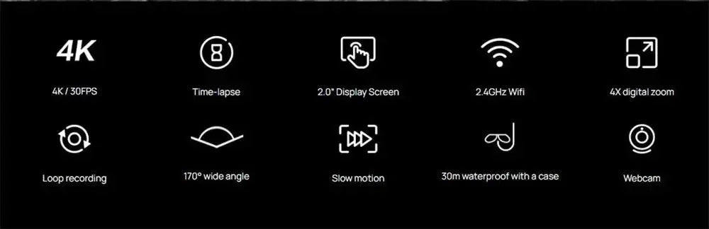 Action Camera - Outdoor Enthusiast Waterproof — product view 11