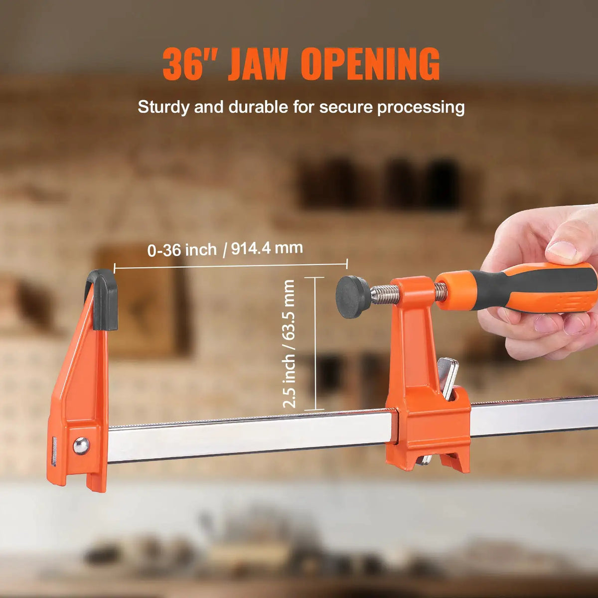 Heavy Duty F Clamps Inch Pack — product image 3