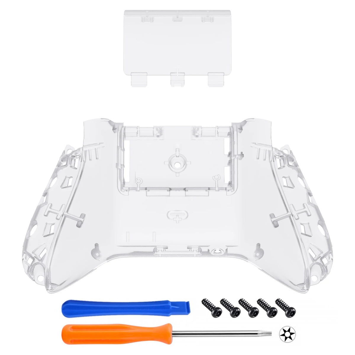 eXtremeRate Clear Custom Bottom Shell