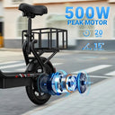 Compact Dyu C4 Foldable Electric Scooter