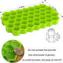 1Pcs Honeycomb 37 Lattice Cube Tray Maker With Lid