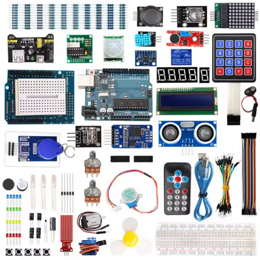 ArduinoR3 Project Most Complete Starter Kit with Tutorial Compatible with IDE DIY Electronic Motherboard Robot Kit breadboard