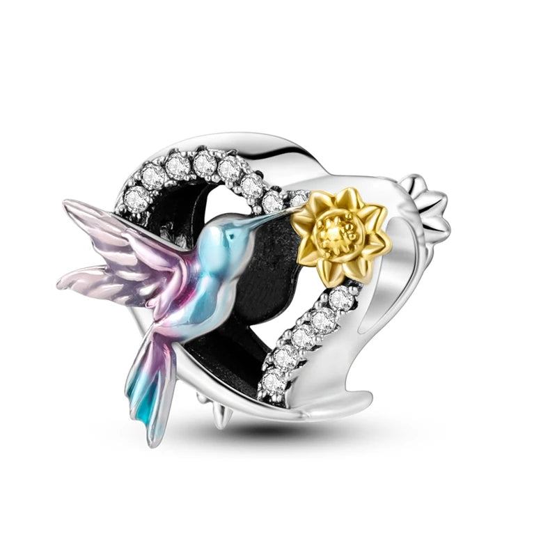 Sterling Silver Charm Bead Firefly