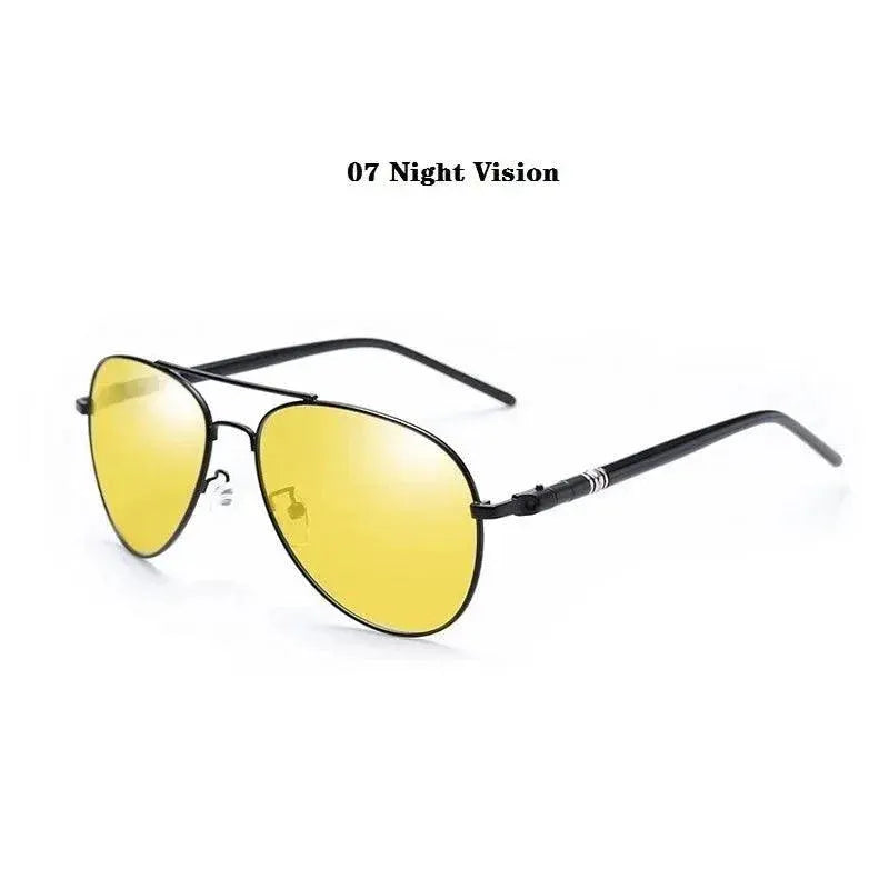 Stylish UV400 Polarized Metal Pilot Sunglasses Unisex