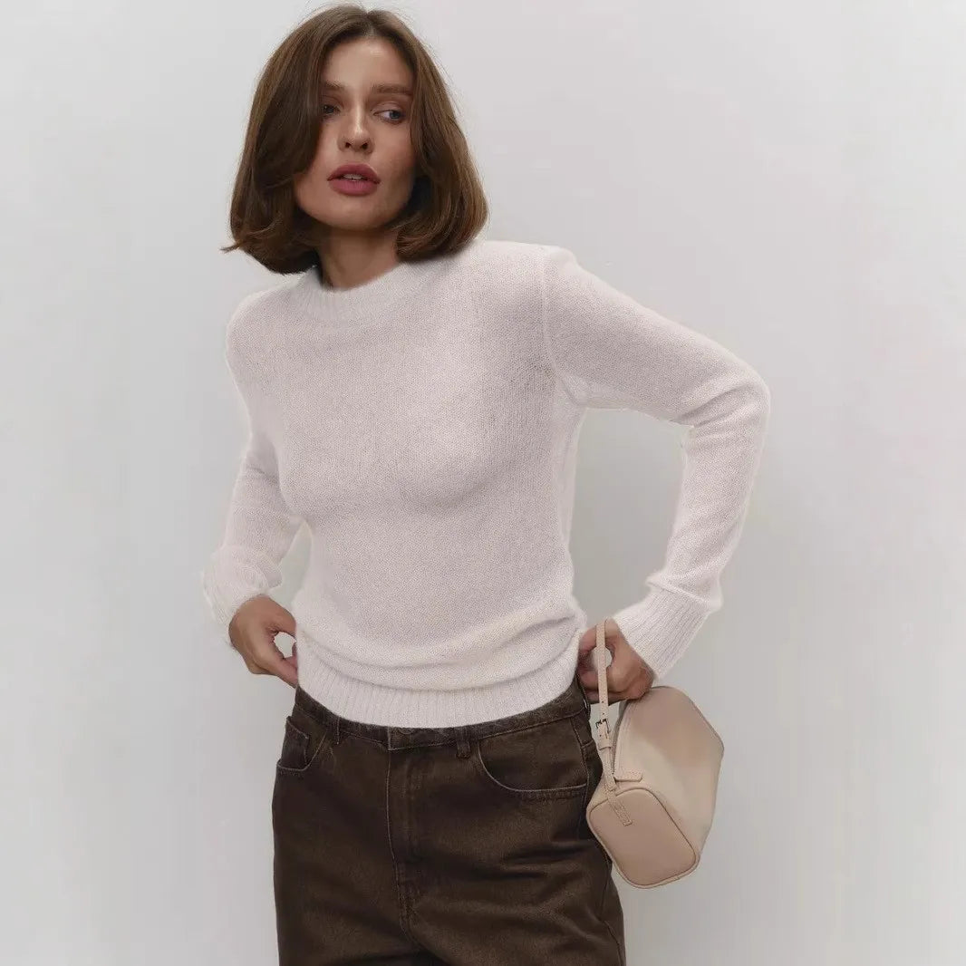 Crewneck Regular Fit Spring Sweater