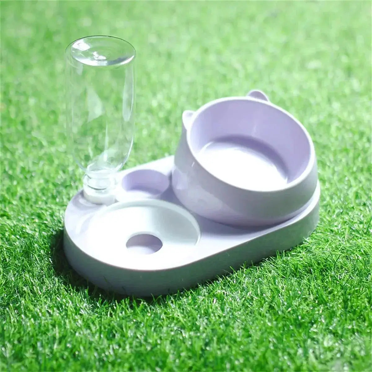 Pet Bowl Automatic Feeder Water Dispenser Double Dish Stand — product view 10