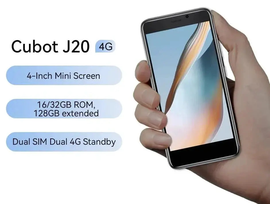 Cubot J20 Mini Compact Smartphone Android 12 Dual SIM 4G