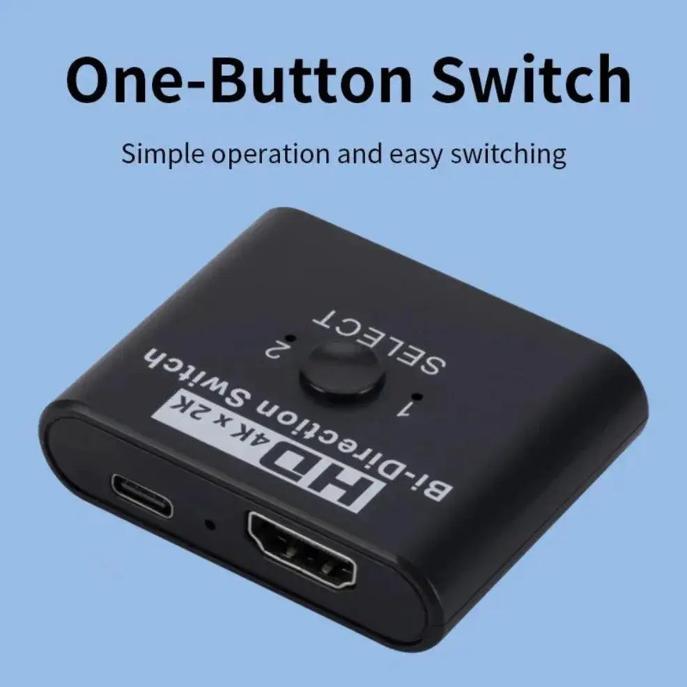 4K HDMI Bi Directional Video Switch For Seamless Gaming