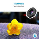 3in1 Fisheye Wide Angle Micro Camera Lens for IPhone Xiaomi
