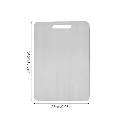 Titanium Cutting Board Double Sided 304 Stainless Steel