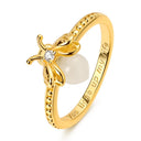 Mula Ring Sterling Silver Golden