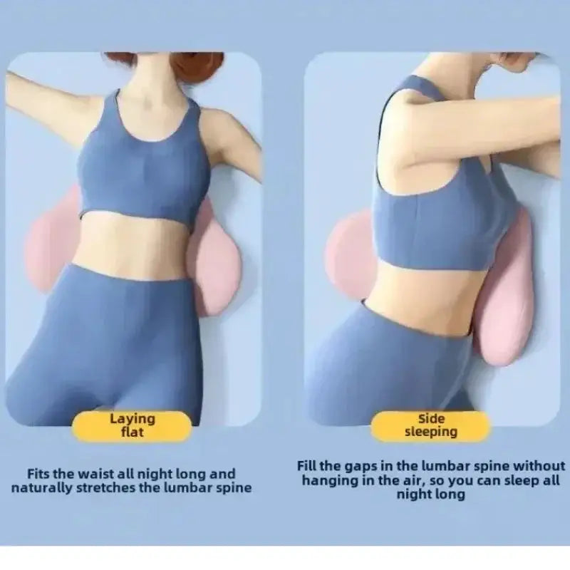 Special Lumbar Support Cushion Sleep Lumbar Pillow Ergonomic Soft Comfortable Memory Cotton Bed Lumbar Protrusion Back Support