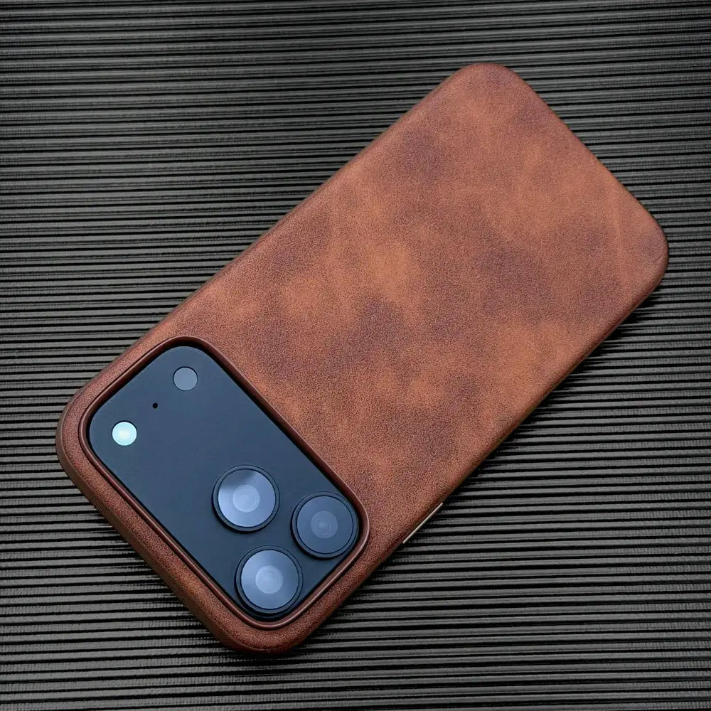 Luxury Leather Retra Case For iPhone 18 17 16 15 14 13 Pro Max 17Pro IPhone17 ProMax Matte Smooth As Skin Touch Feeling Cover