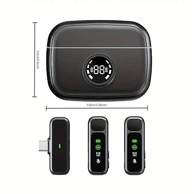 Portable Wireless Lavalier Microphone System
