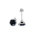 Moissanite Stud Earrings in Sterling Silver Carat