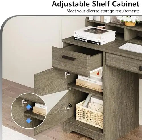 Executive Computer Desk With Drawers