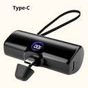 Mini Power Bank - 5000mAh Fast Charge With Led