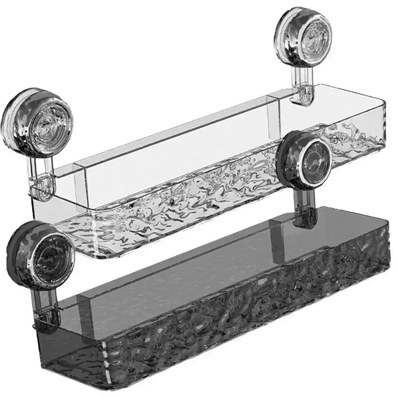 Suction Cup Rectangle Organizer Shelf No Drilling - OurLum.com