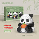 Panda Building Blocks Creative DIY Toy for Kids Fun Set