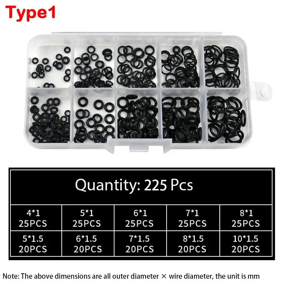 Nitrile Rubber O Ring Set Gaskets For High Pressure Sealing