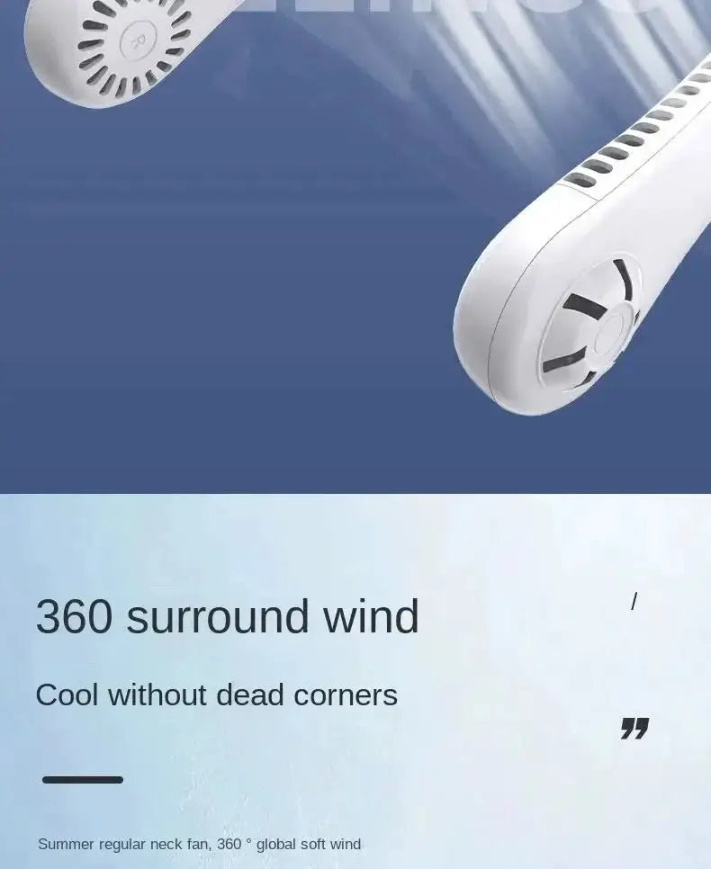 Bladeless Neck Fan for Outdoor Cooling — product view 9