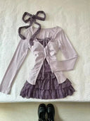 Dress Set for Women See Through Lace