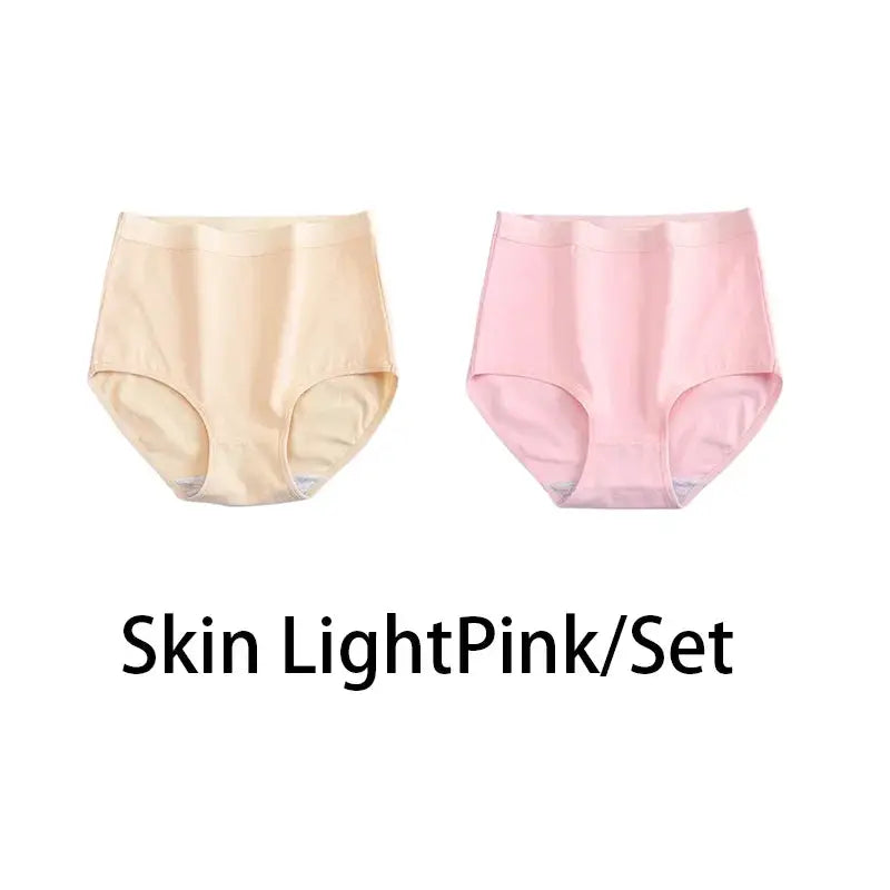 Plus Size Body Shaper Panties 2 Pack Cotton Underwear