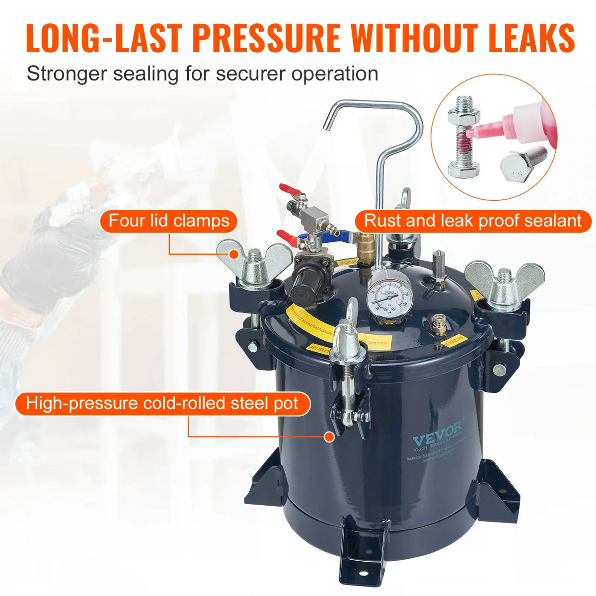 Spray Paint Pressure Pot Tank — product image 4