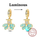 Charm Sterling Silver Luminous Firefly