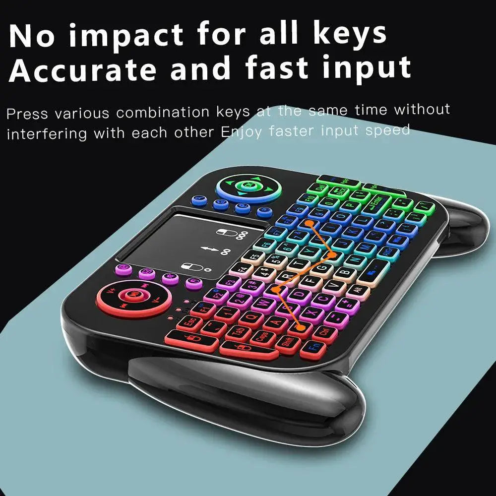 Universal Mini Wireless Keyboard With Touchpad Dual Connect