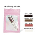 New 4 In 1 Eyebrow Pencil Lip Liner Highlighter Pen