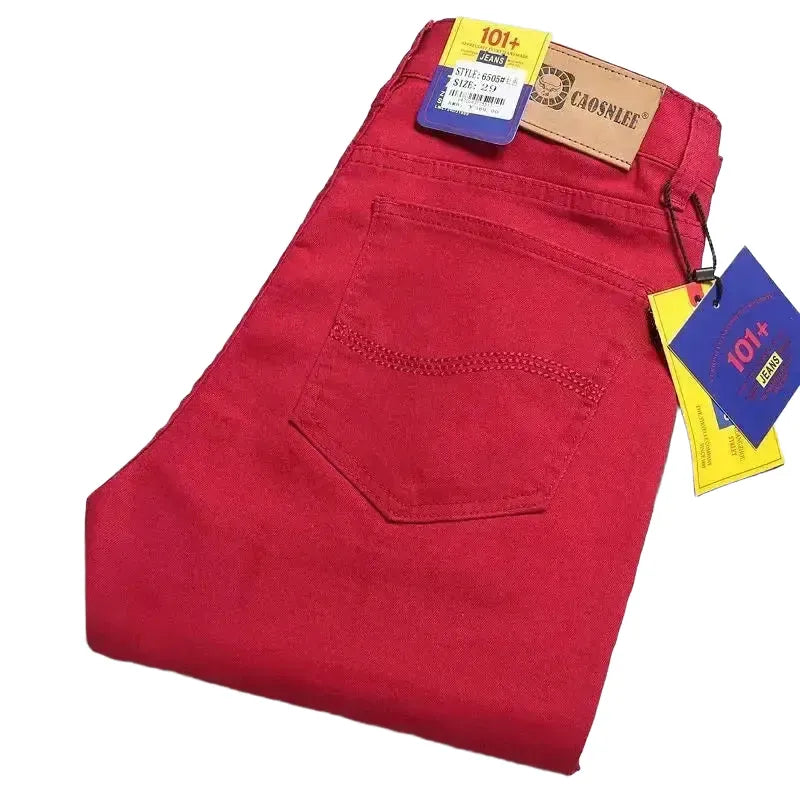 Elastic Jeans for Men's Spring Comfort — product view 1