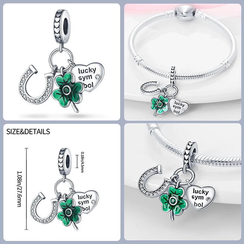 Sterling Silver Lucky Four Leaf