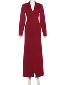 NIBBER Zipper Evening Dress