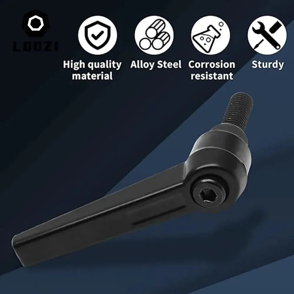 1pcs Handle Screws Bolt M4 M5 M6 M8 M10 M12 M16 Clamping Lever Machinery Adjustable Handle Locking External Male Thread Knob