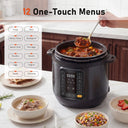 JHK Electric Pressure Cooker Multi Cooker Preset Ceramic Pot Slow