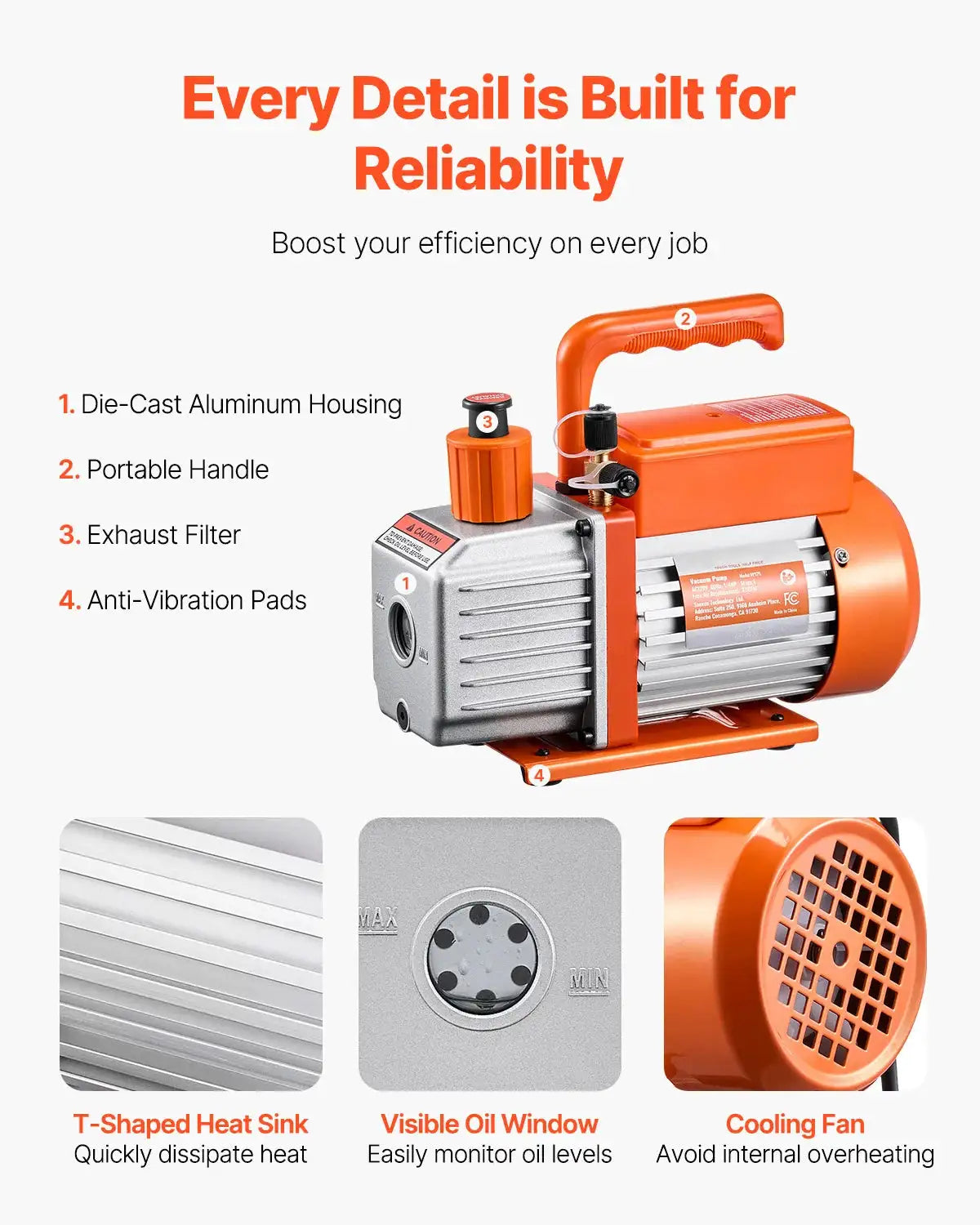 High Performance Hvac Vacuum Pump — product image 5