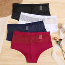 Seductive Lace Panel High-Waist Panties Elevate Intimates