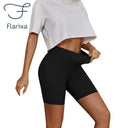 Ice Silk High Waist Tummy Control Shorts