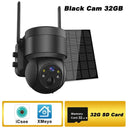 Solar-Powered Wireless Security Camera with Color Night Vision