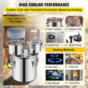 Succebuy Alcohol Brewing Distiller DIY Moonshine Apparatus